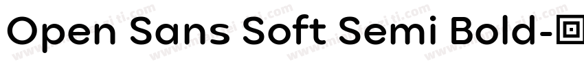Open Sans Soft Semi Bold字体转换